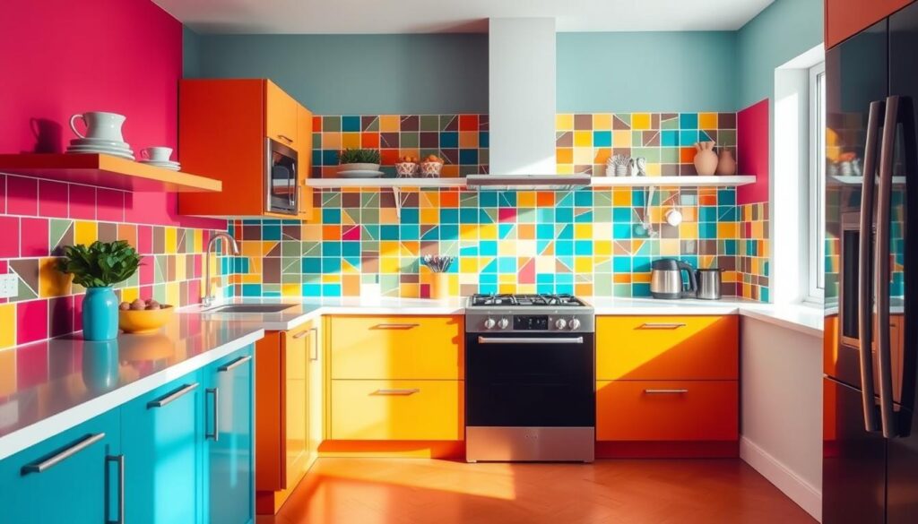 Statement backsplash ideas