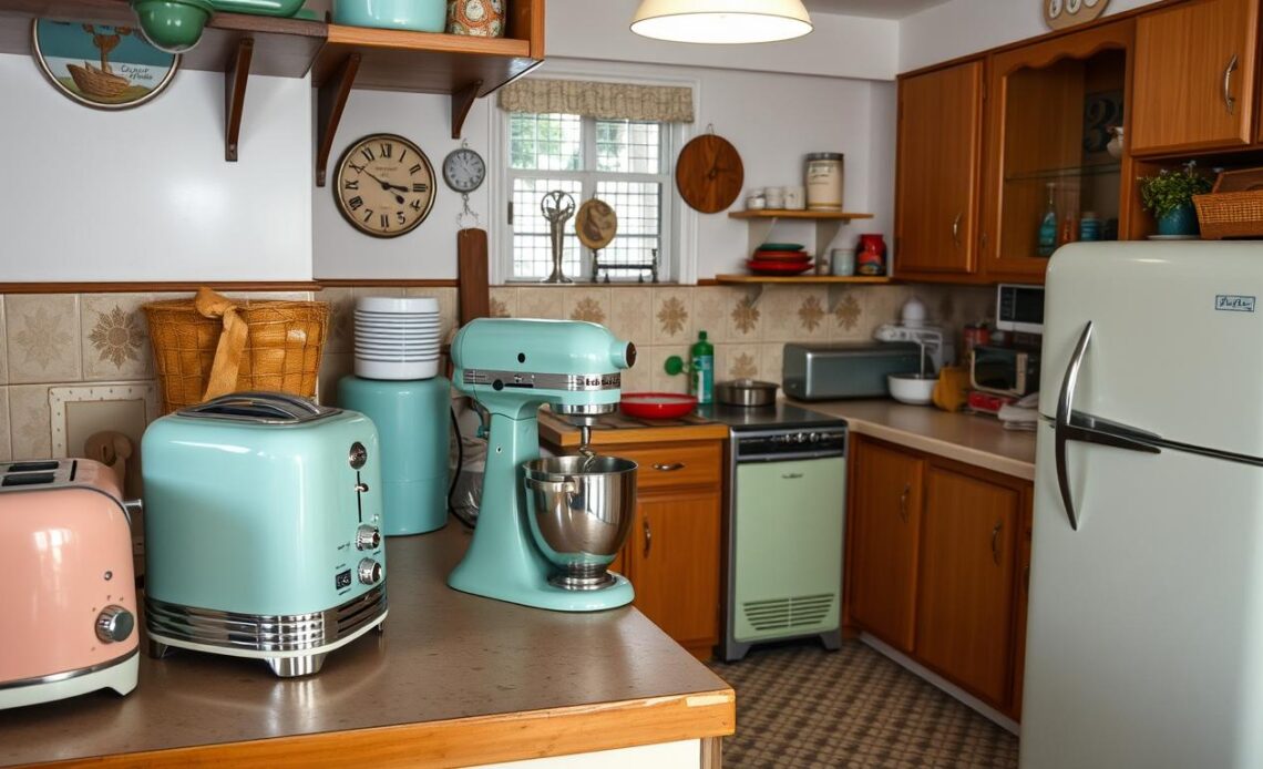 Vintage kitchen appliances